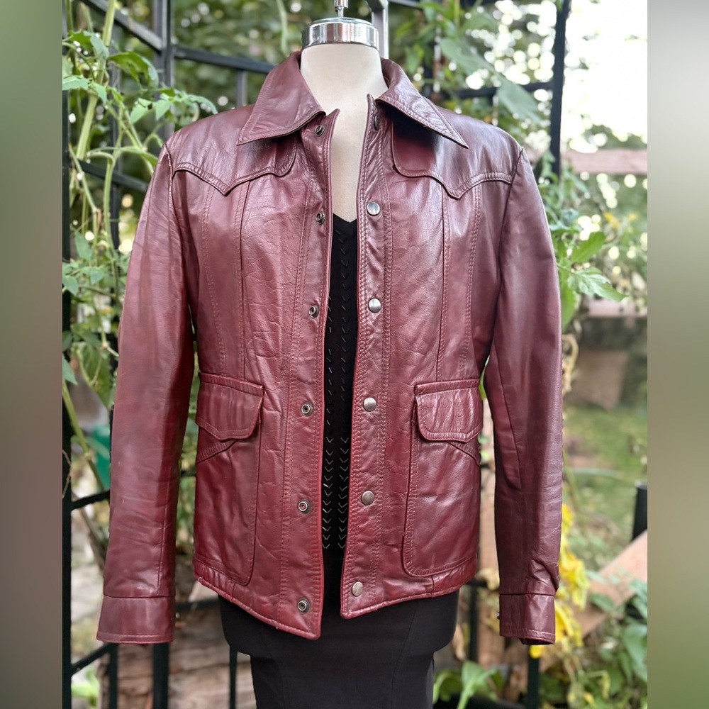 Prima Genuine Leather Jacket Size 40 = Large